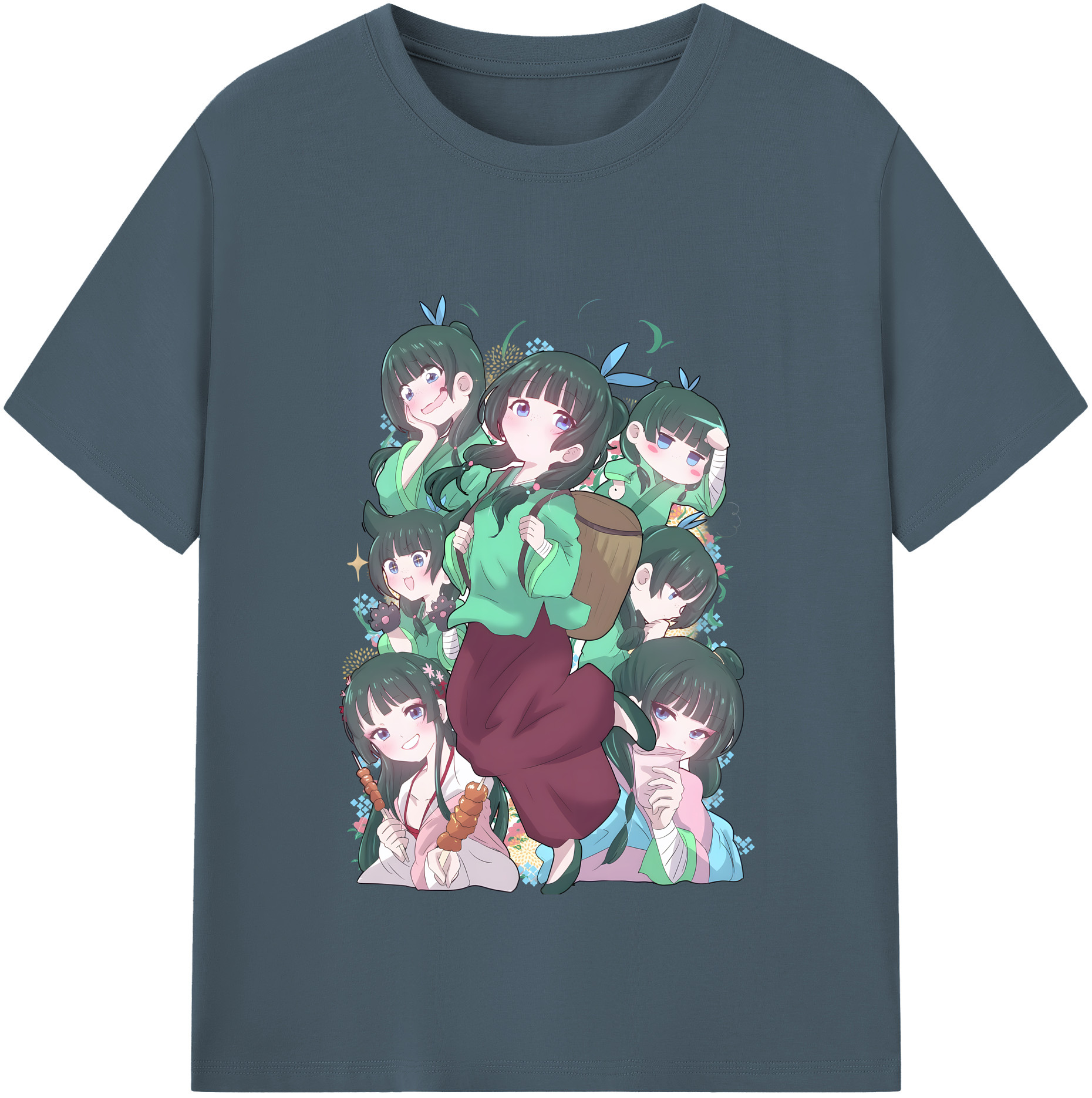 （画像用） 薬屋のひとりごと The Apothecary Diaries 綿100％半袖Tシャツ（フロントプリント）